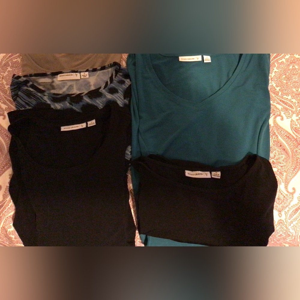 EUC 4PC Susan Graver Liquid Knit Bundle